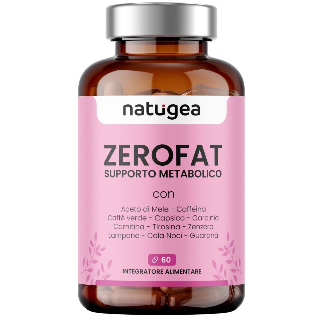 ZEROFAT® Natugea – Integratore con Guaranà, Caffeina e Caffè Verde – 60 capsule