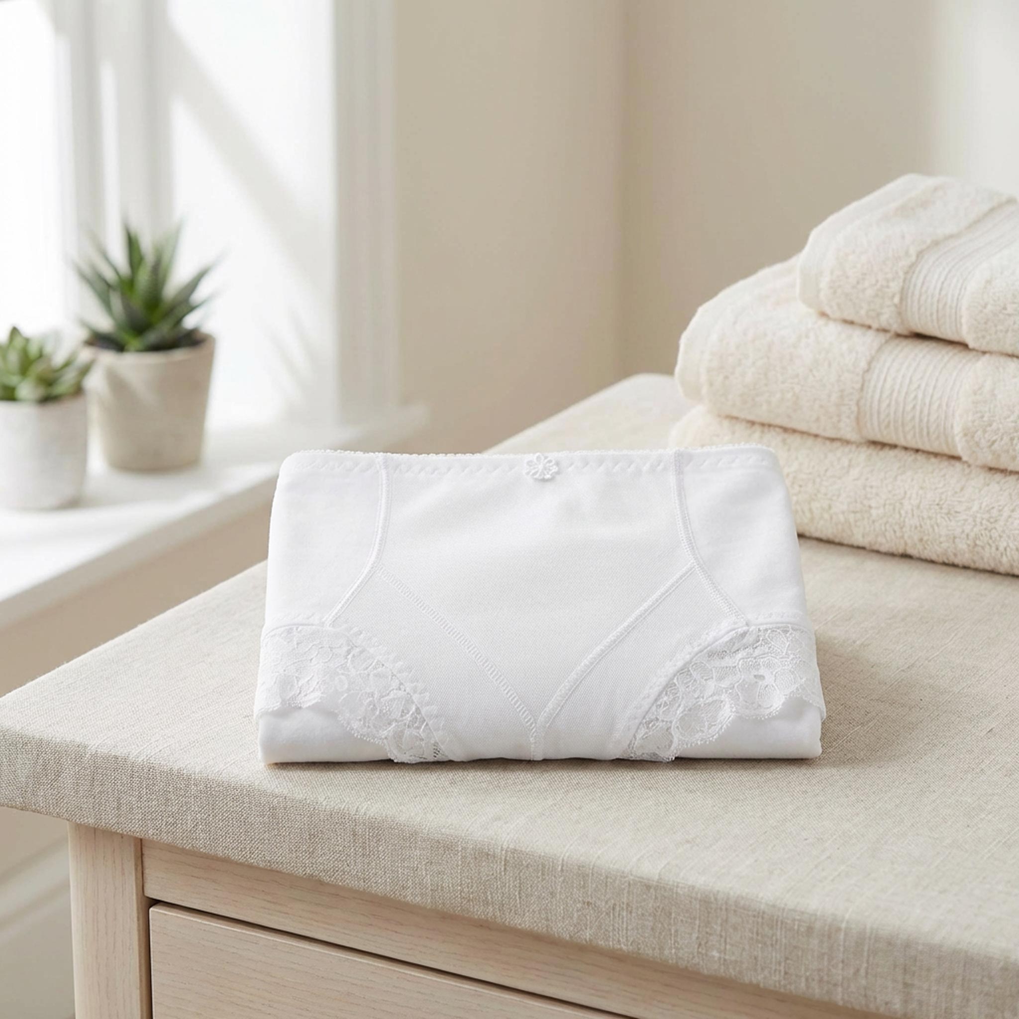 Postpartum-Hüftgürtel mit weißen Spitzeneinsätzen