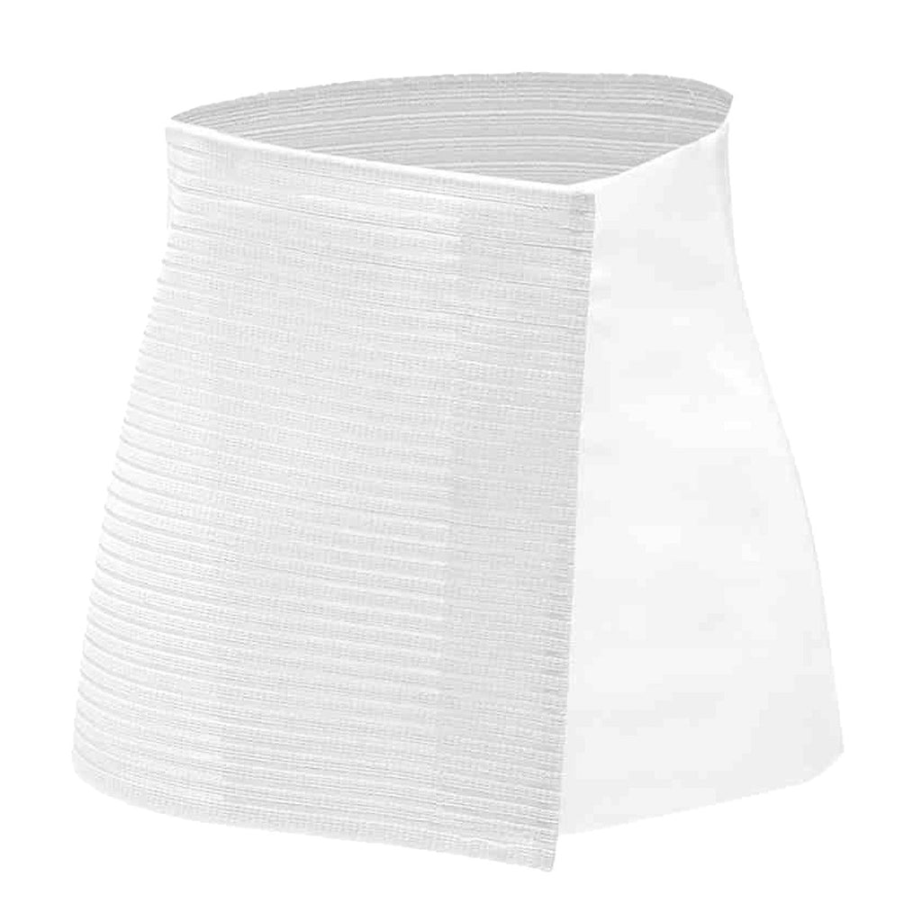Atmungsaktives, weißes, geripptes Postpartum-Band